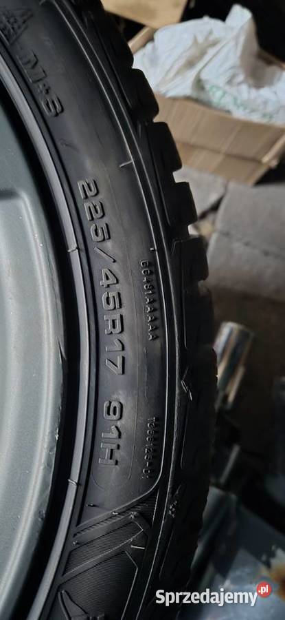 koła zimowe ALU 5x112 75J17 ET45 2254517 8mm Bełchatów