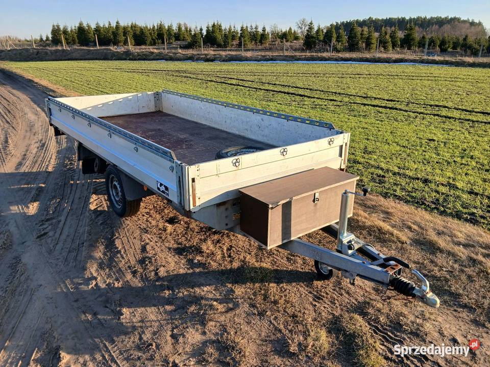 Przyczepa BOCKMANN 27 t Burty alu Tandem Laweta Starogard Gdański