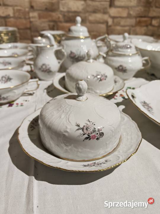 Rosenthal sanssouci Grey rose duży zestaw świętokrzyskie Sandomierz sprzedam