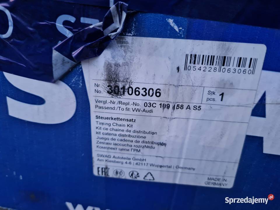 Kompletny zestaw rozrządu VW Skoda 12 14 TSI FSI osobowe Mrągowo