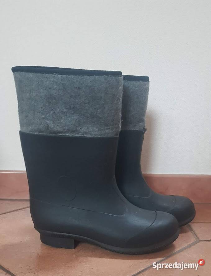 Gumofilce kalosze czarne rozmiar 39 inna lubuskie Zielona Góra