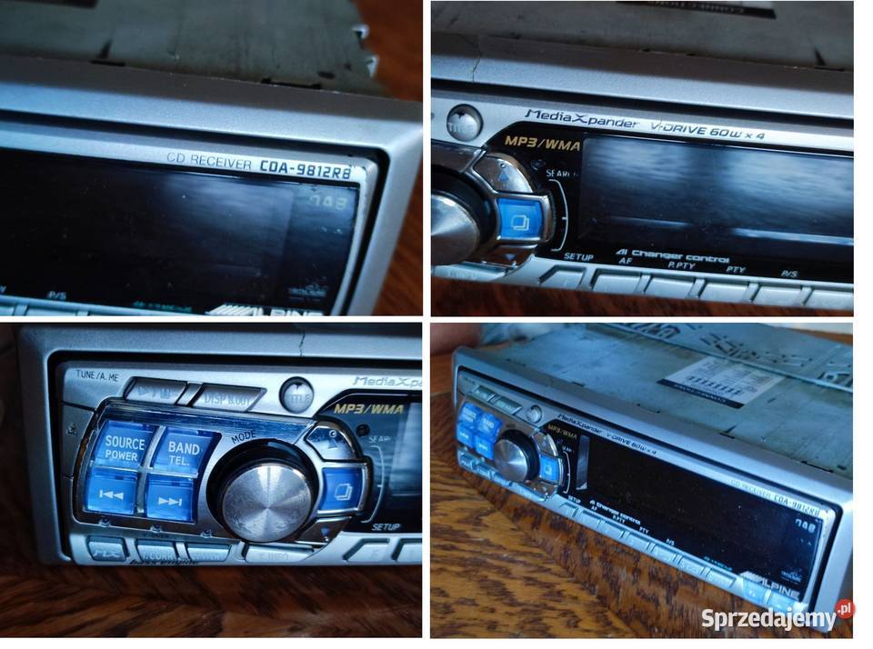 radio radioodtwarzacz samochodowy Alpine Radioodtwarzacze