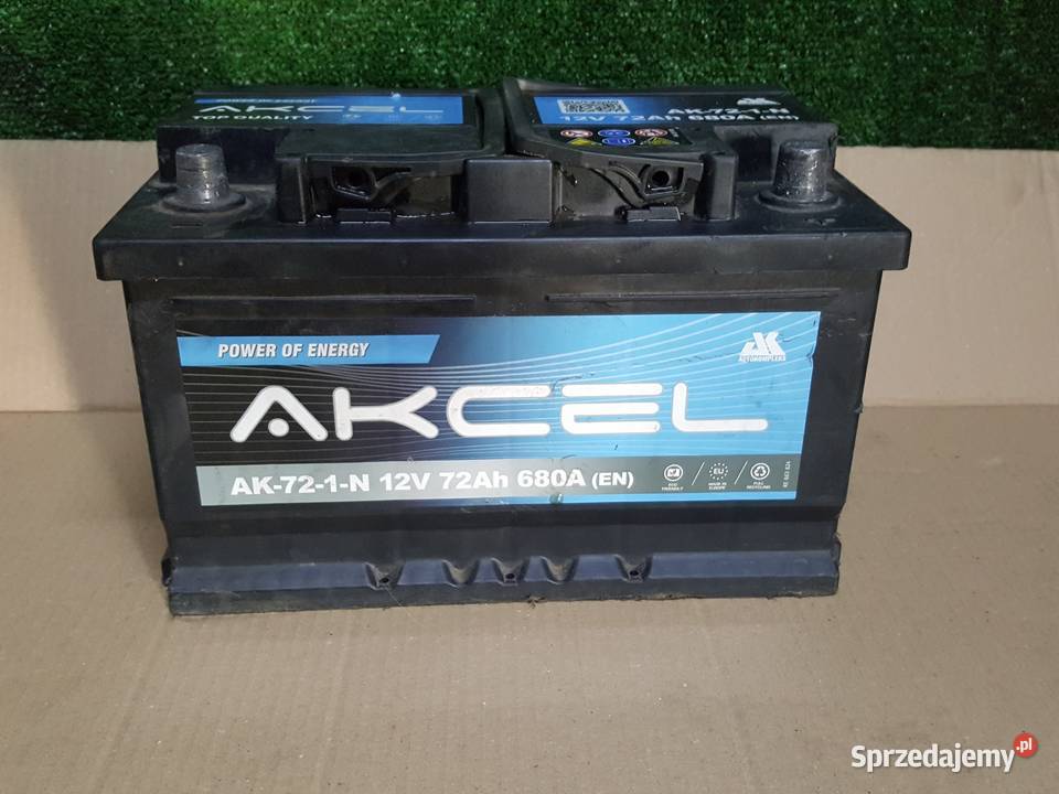 Akumulator Akcel 12V 72 Ah 680 A Gniewkowo