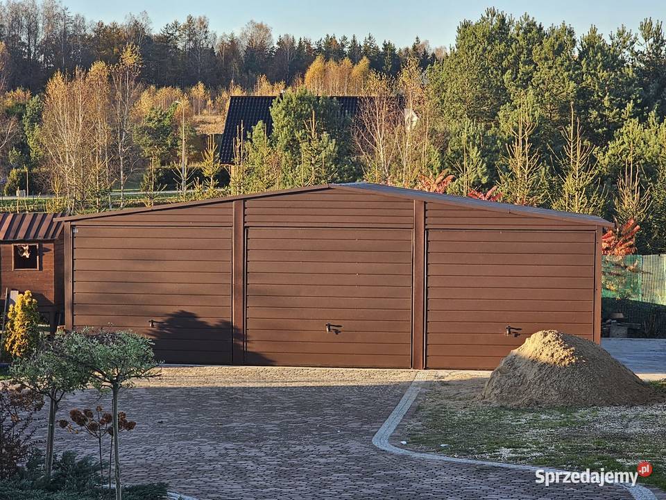 Garaż Mocny Premium 9x5 3 bramy Garaże CAŁA Jędrzejów