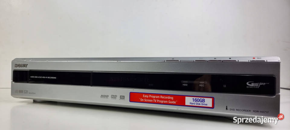 SONY CD RDR hx 717 Nagrywarka DVD HDD odtwarzacz Międzychód