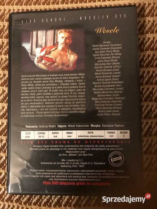 dvd Wajda film Wesele na prezent Warszawa sprzedam