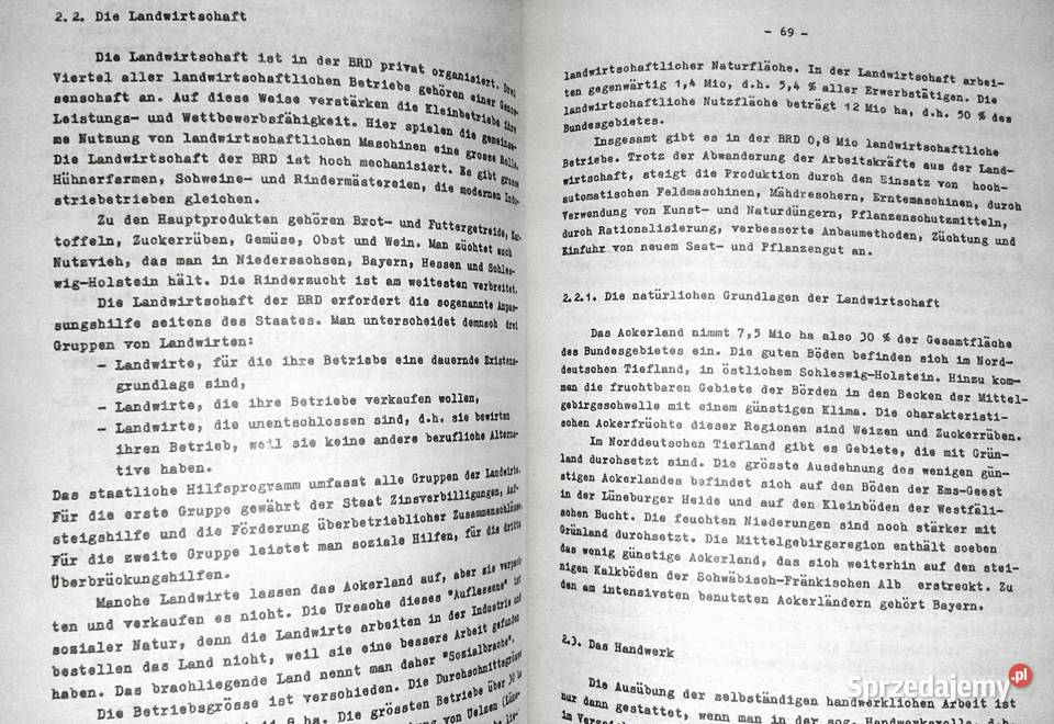 Hilfsmaterial zur Landeskunde des miękka