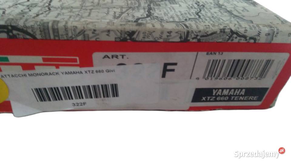 BAGAŻNIK STELAŻ MOCOWANIE PŁYTY GIVI F322 YAMAHA podlaskie Bielsk Podlaski