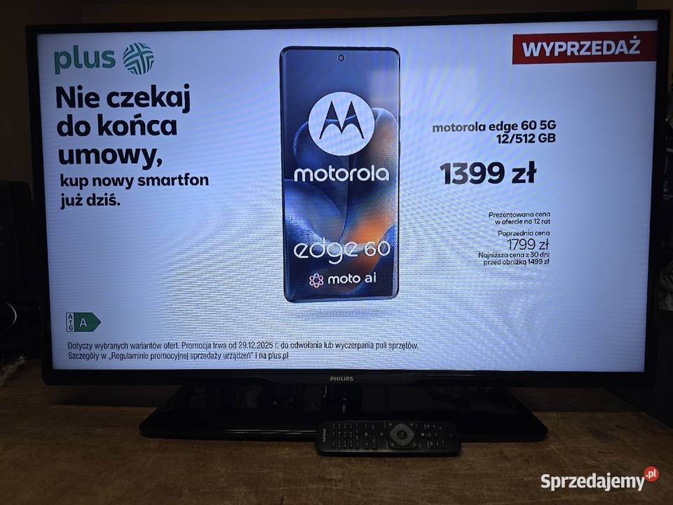 Telewizor Philips 40PFL3088H12 Bystrzyca Kłodzka sprzedam