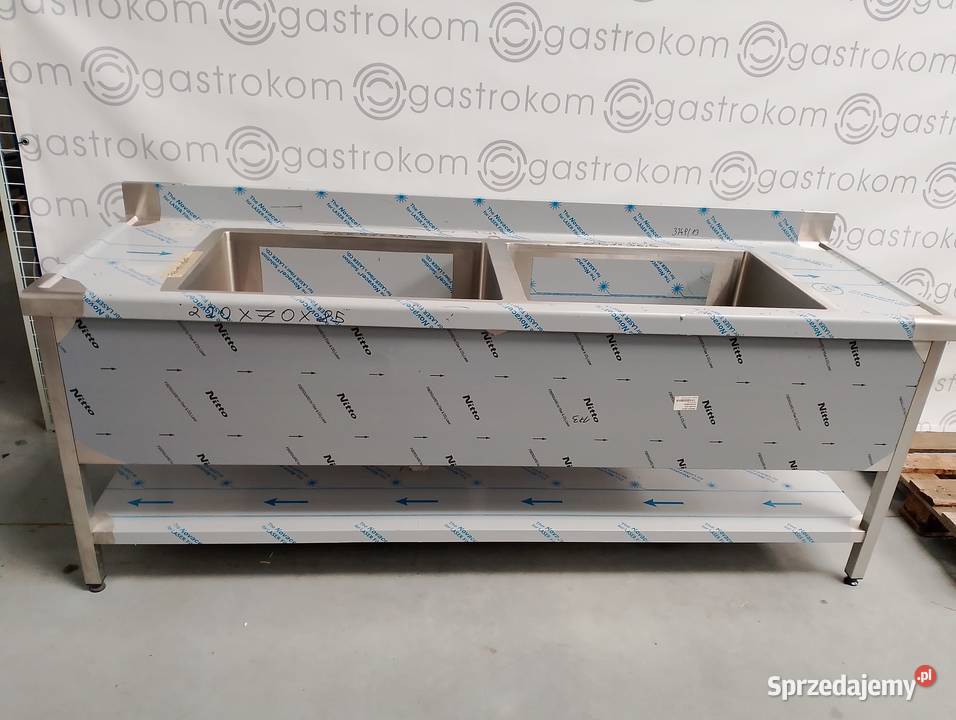 Basen 2komorowy z półką 220x70x85