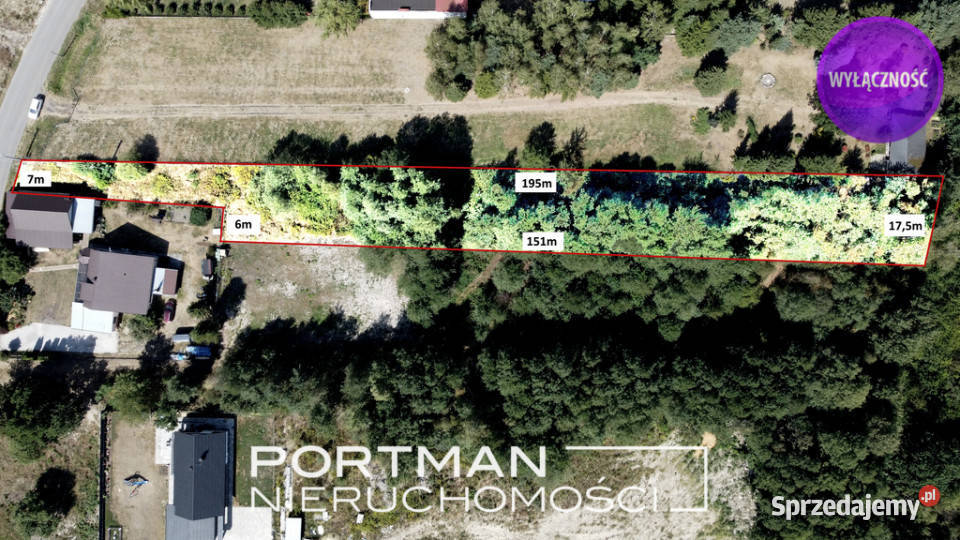 Cisza i spokój w Dyzinie działka 2831 m2