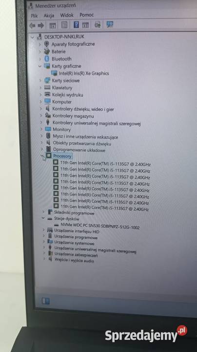 Laptop ASUS ExpertBook B1500C śląskie Katowice sprzedam