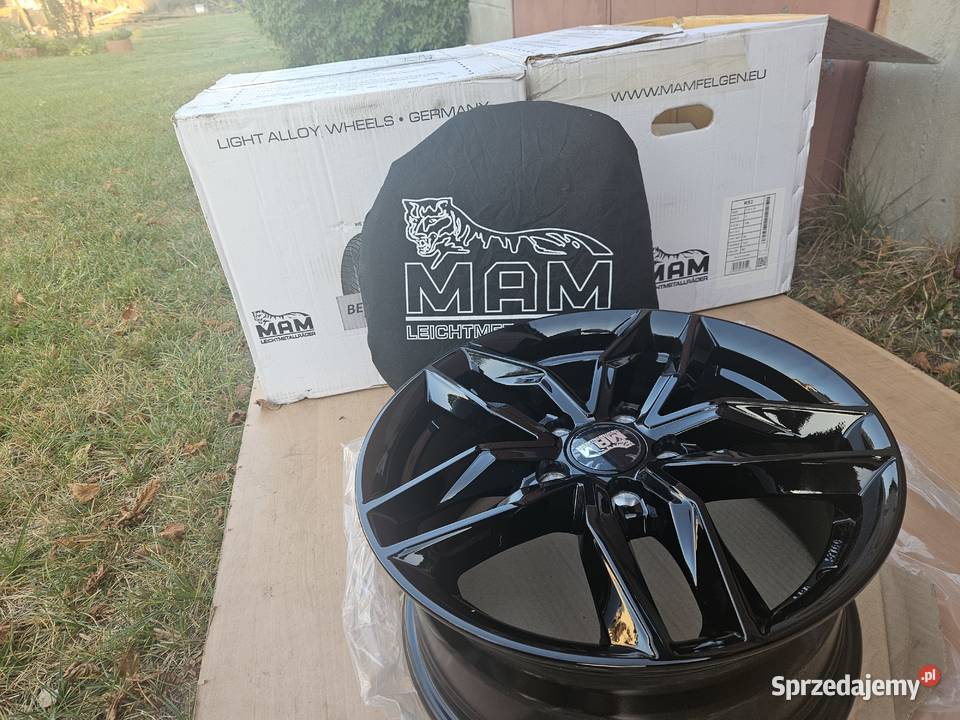 Felgi 16 5x108 nowe mam czarne volvoford Kłopoty-Stanisławy