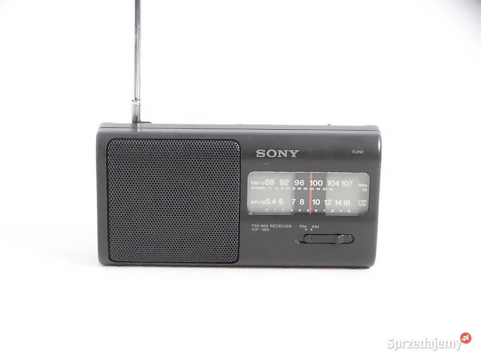 Kultowe radio przenośne SONY ICF380 Stan idealny Biłgoraj
