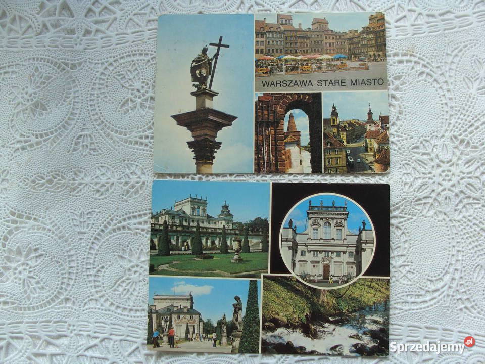 Pocztówki PRL z Warszawy wielkopolskie Poznań
