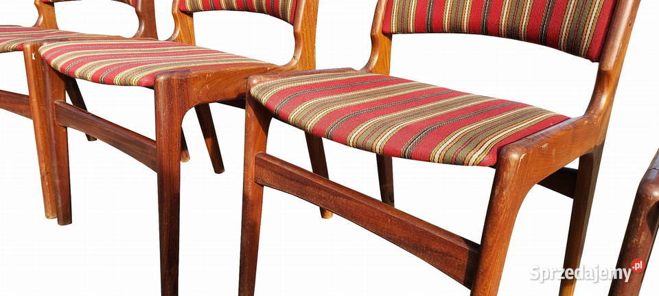 DUŃSKIE KRZESŁA LATA 60 KOMPLET zachodniopomorskie Szczecin