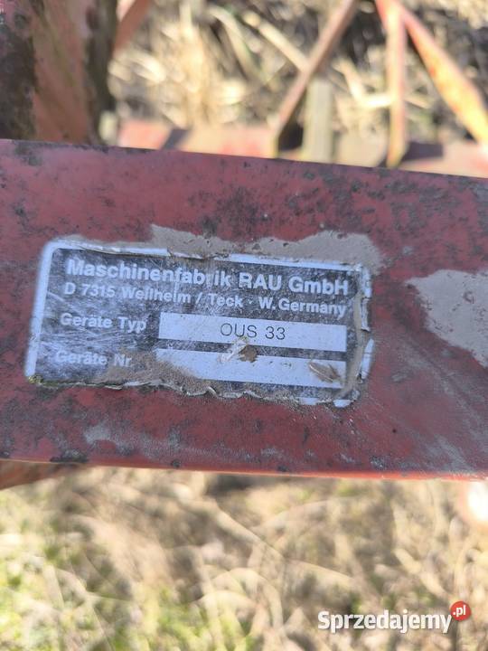 Agregat uprawowy 33m Rau Unimat Mircze