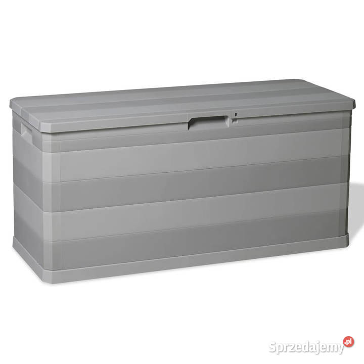Skrzynia ogrodowa szara 117 x 45 x 56 WM43709