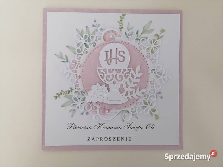 zaproszenia na komunię pierwsza komunia Święta Jarocin