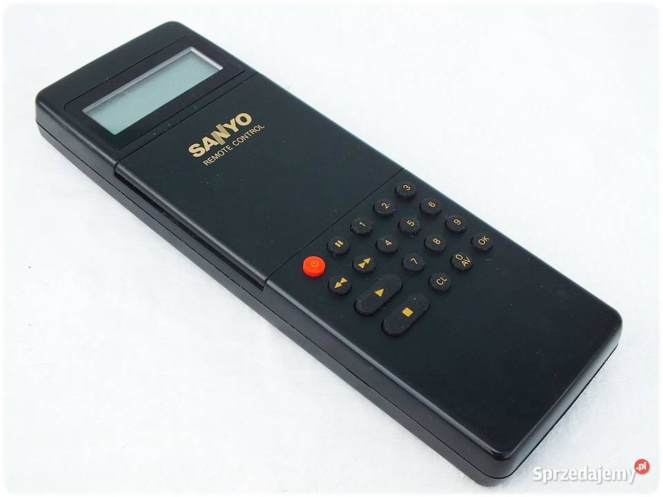 Pilot SANYO A09802 do magnetowidów VHS ORYGINAŁ Żary