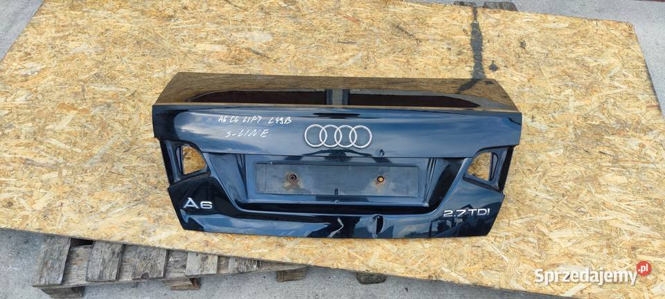 KLAPA TYLNA TYŁ AUDI A6 C6 SEDAN LY9B LIFT S Przystajń