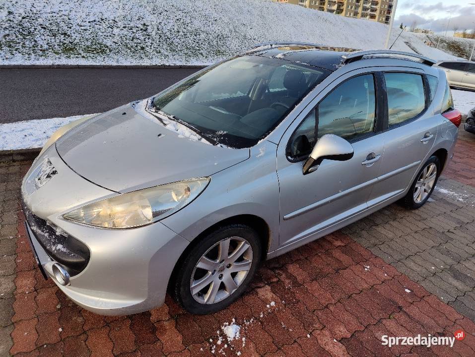 Peugeot 207 SW 16 HDi 90 2008 Klima Panorama ESP MP3 Motoryzacja dolnośląskie