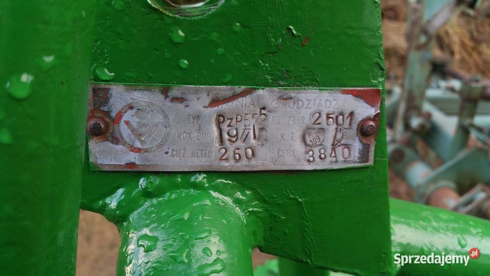 Pług podorywkowy 5 Unia Grudziądz
