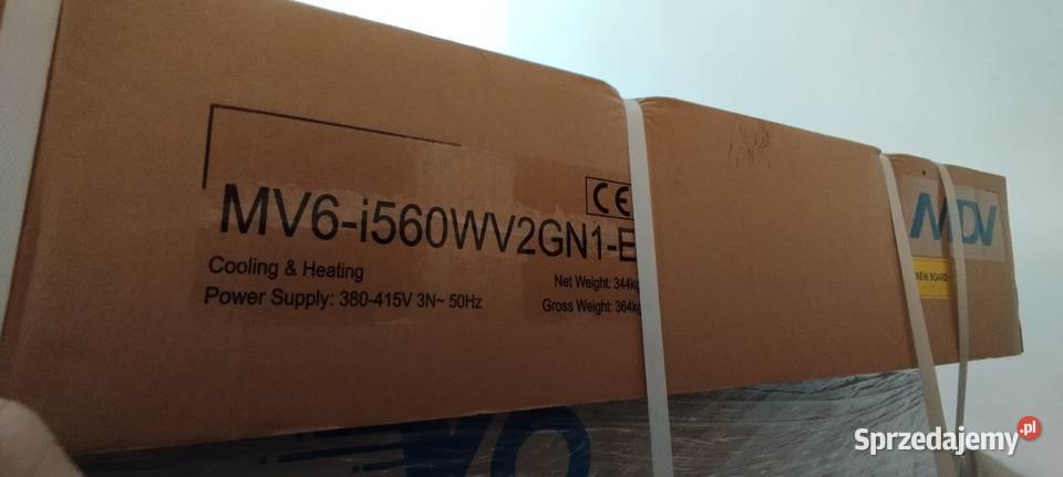 Nowe Agregaty Chłodnicze VRF MDV Midea V6 56 kW Pozostałe Zgierz sprzedam
