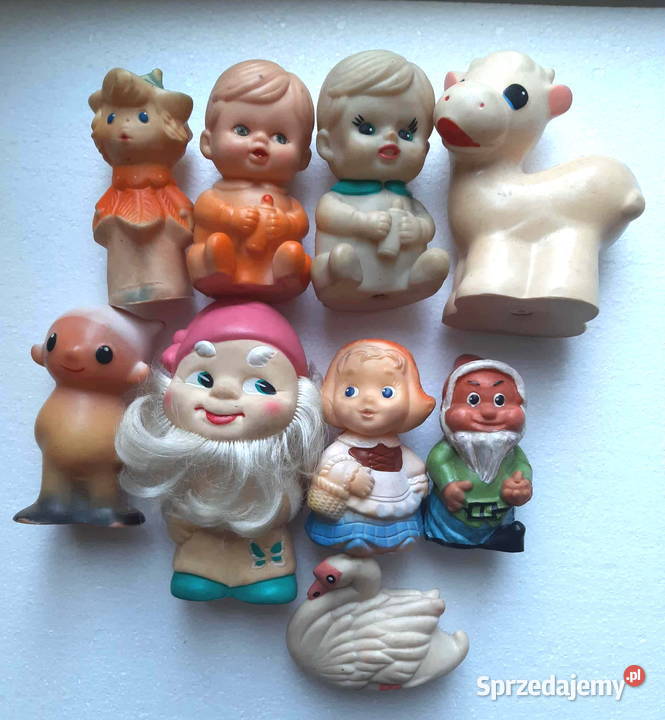 Gumowew większości 90piszczące zabawki PRLu Kolekcje Łódź sprzedam