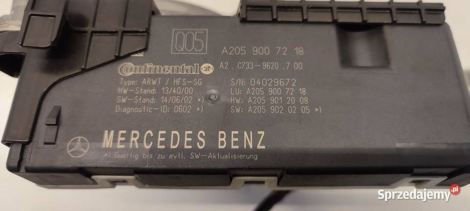 MERCEDES GLC W253 X253 MODUŁ MECHANIZM KLAPY