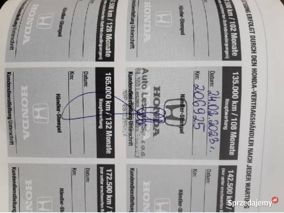 Sprzedam Honde CRV Honda