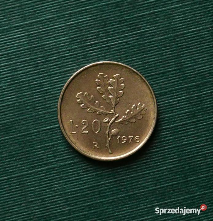 WŁOCHY 20 lirów 1976r Gliwice