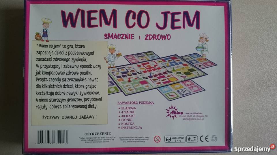 Gra edukacyjna WIEM CO JEM smacznie i zdrowo świętokrzyskie