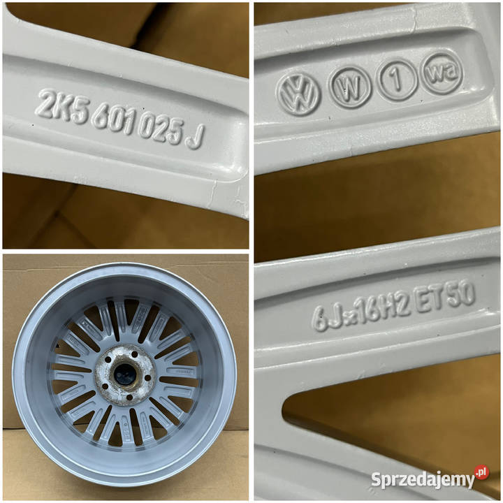 Felgi VW Volkswagen Caddy OE 6Jx16 ET50 5x112 Gostyń