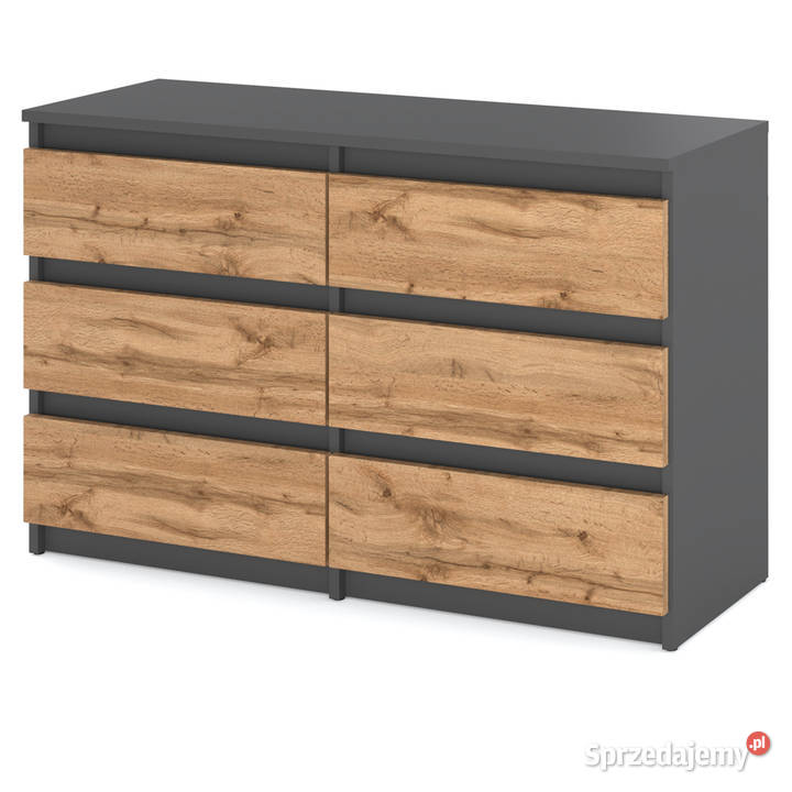 Komoda Z 6 Szufladami 100 Hugo Loft Młodzieżowa