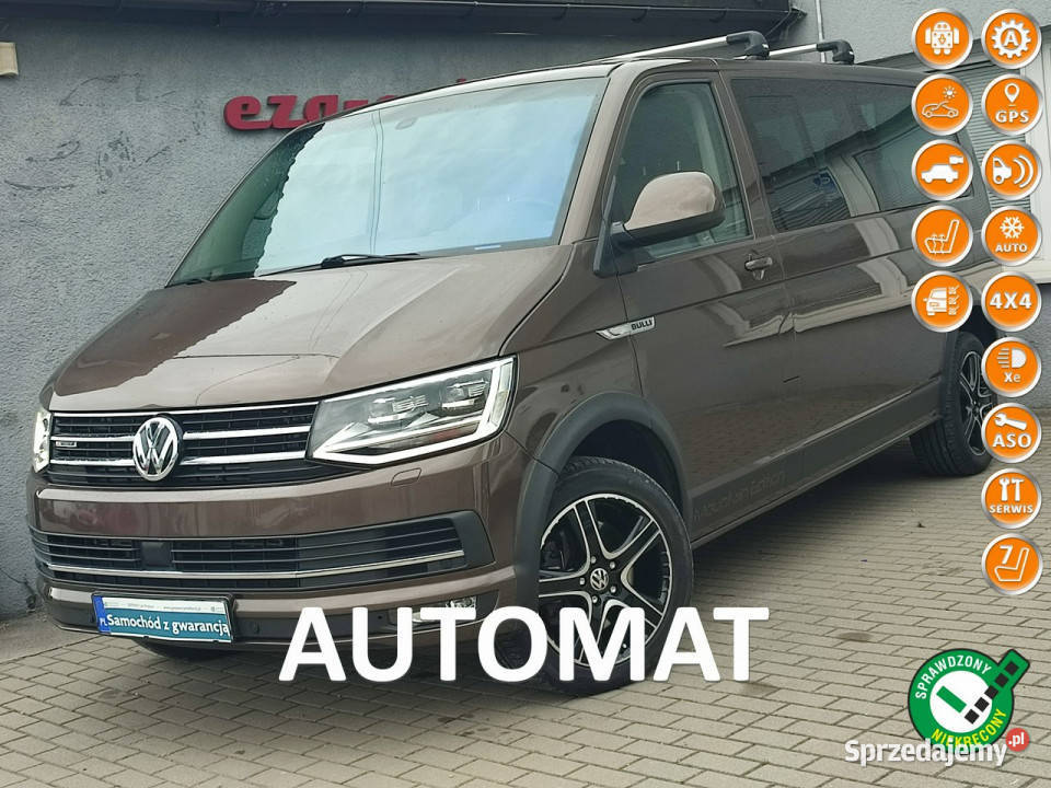 Volkswagen Multivan Long bogata 4x4 relingi dachowe Zgierz