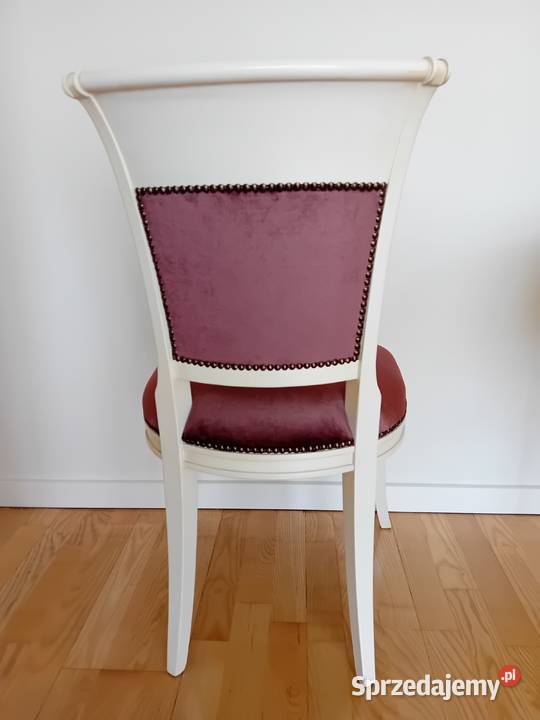 Stylowe krzesła białe tapicerowane Warszawa