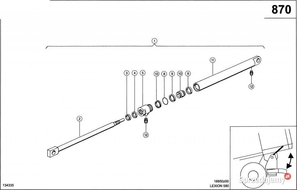 Claas Lexion 580 HYDSIŁOWNIK 0000406871 Jastrzębniki sprzedam