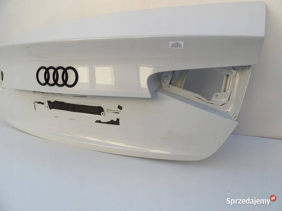 KLAPA TYŁ TYLNA BAGAŻNIKA LS9R AUDI A4 B8 S4