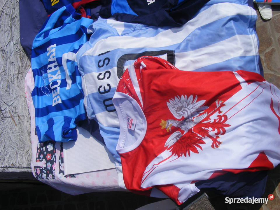 Zestaw kibica sportowca piłkarzachłopca dolnośląskie Wrocław