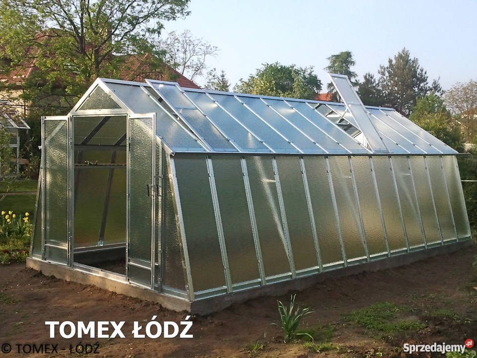 Szklarnia ogrodowa stal szklarnie ogrodowe mocne Łódź