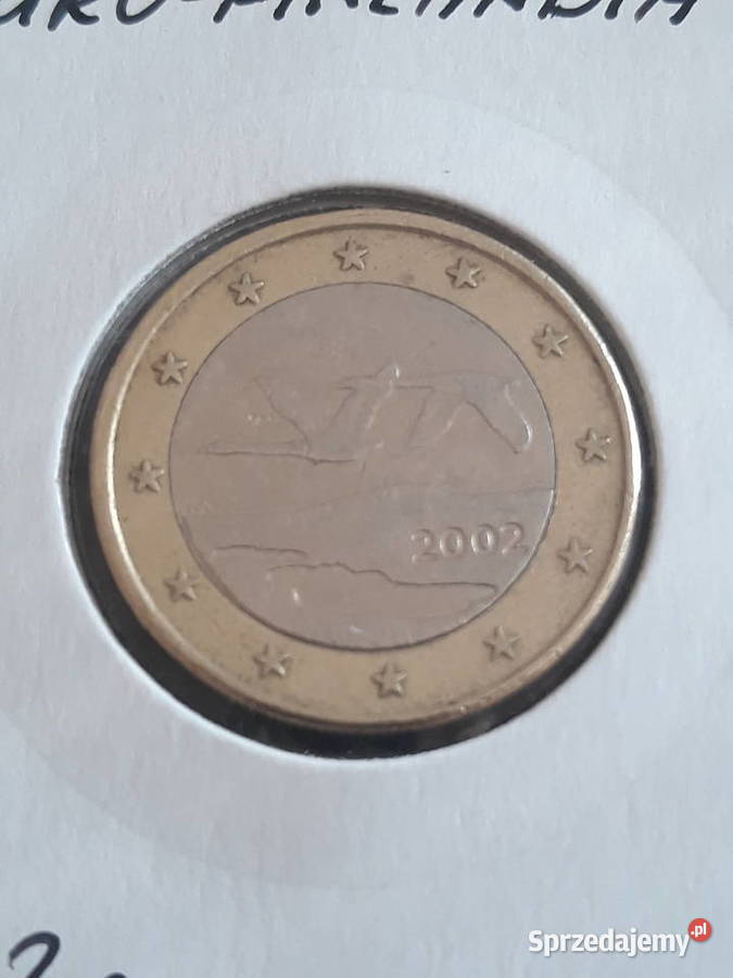 1 Euro Finlandia 2002 r Numizmatyka Konin