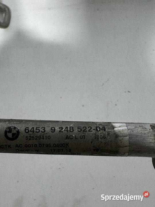 BMW F07 F10 F11 PRZEWÓD WĄŻ KLIMATYZACJI 9248522