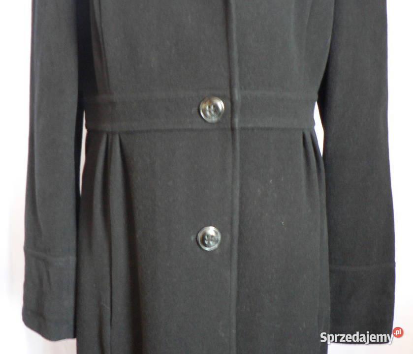 sOliver piękny wełniany płaszczOKAZJA46 48 Kurtki i płaszcze