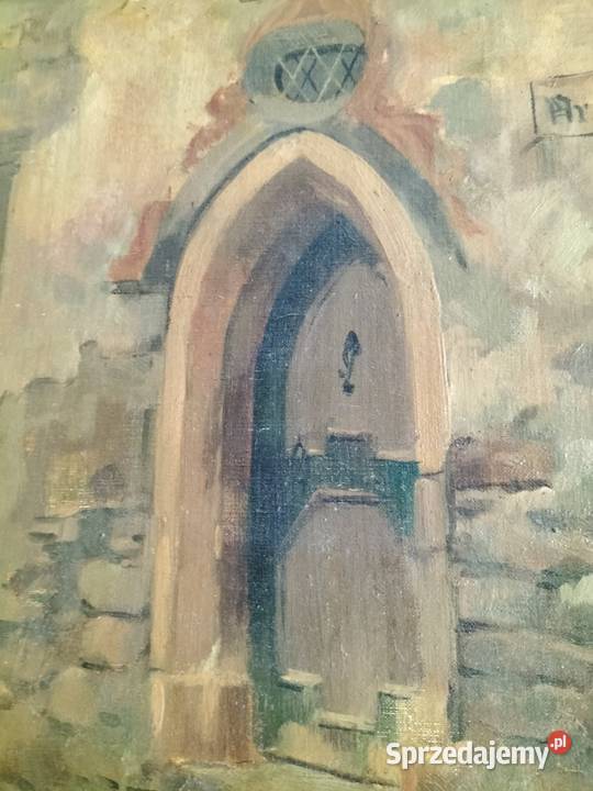 Obraz olejny z 1945r dolnośląskie Legnica