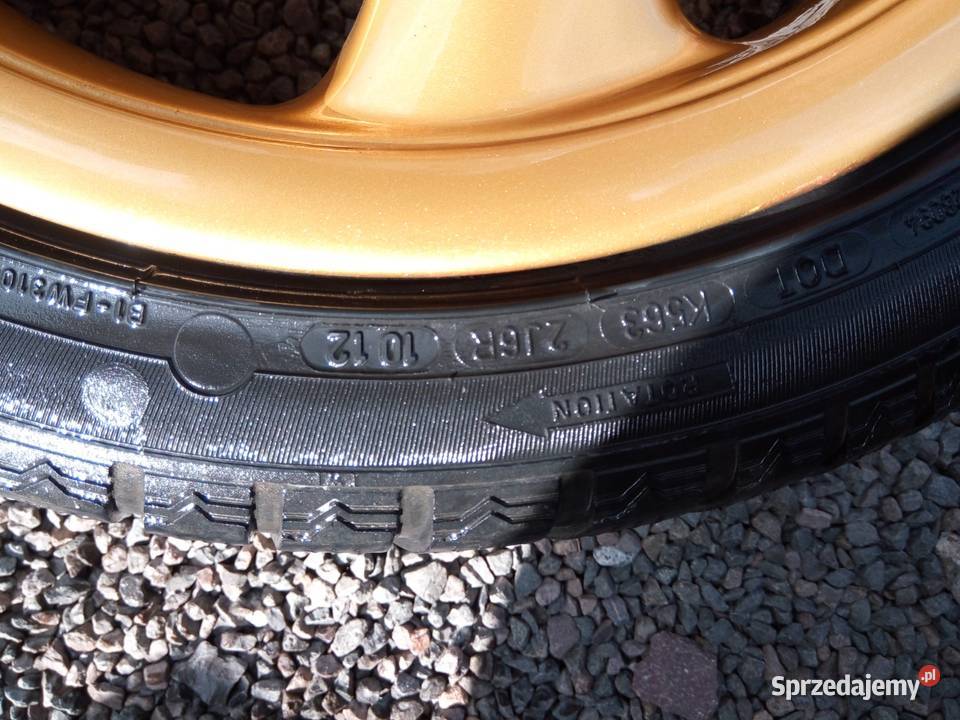 złote felgi 17 5x100 porshe subaru audi vw seat Wałbrzych