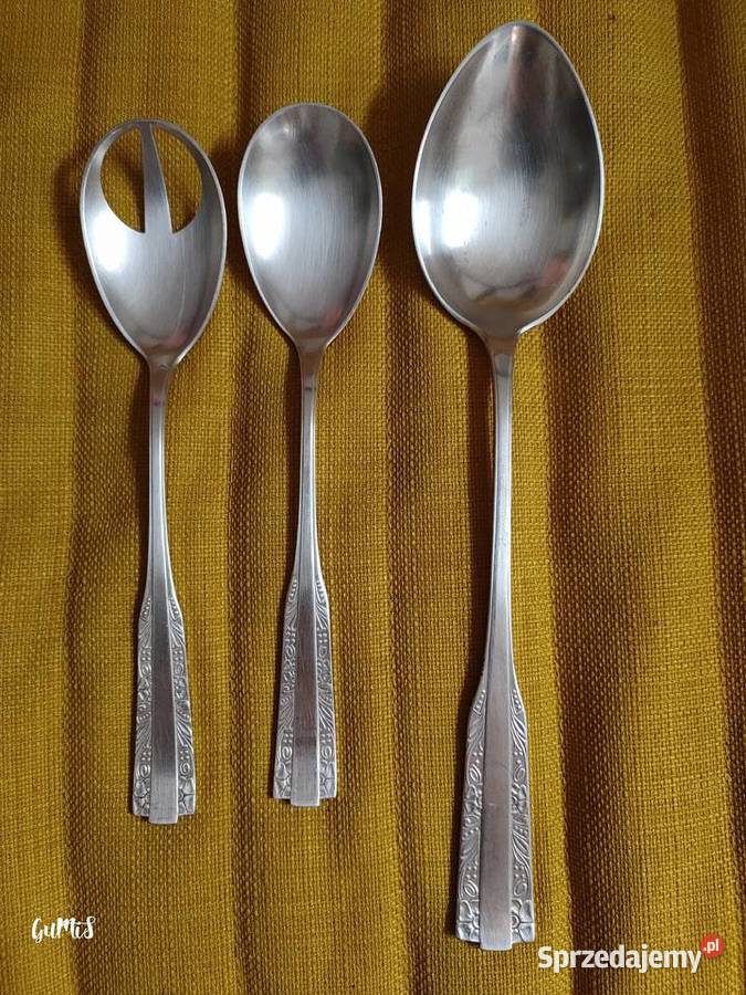 Hefra sztućce paterowane PRL Kraków