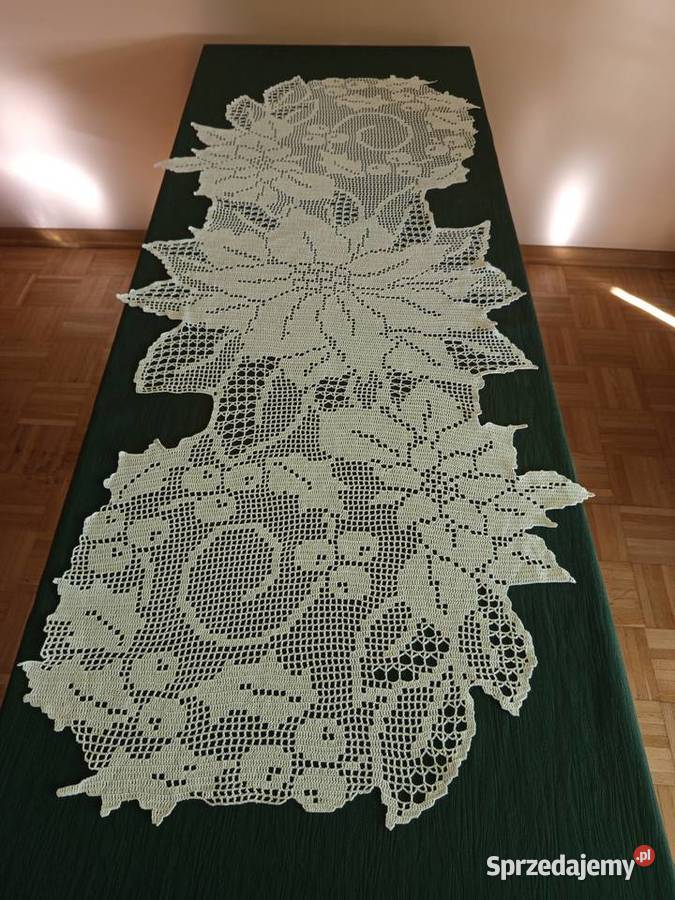 Serweta świąteczna szydełkowa Boże Narodzenie