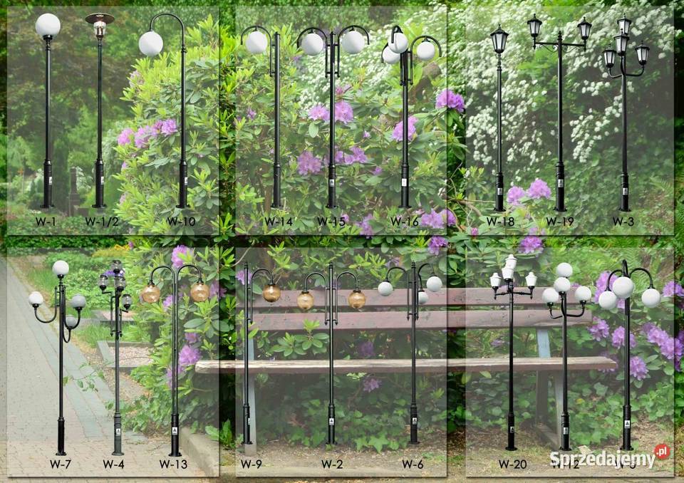 lampa ogrodowa lampa parkowa lampy ogrodowe