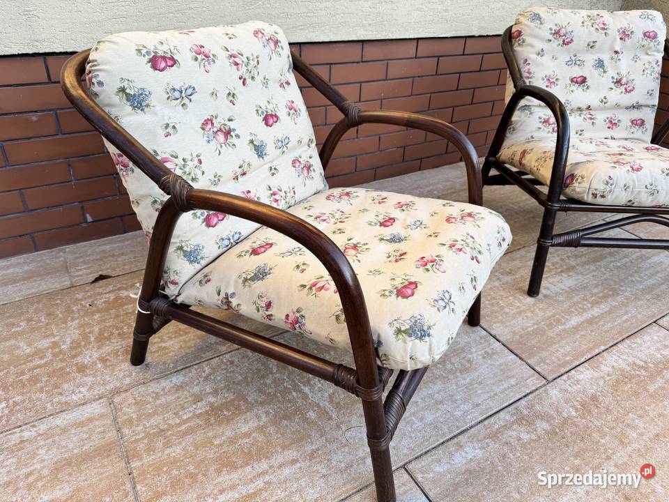 Fotel rattanowy fotelik wiklinowy krzesło na Garwolin sprzedam